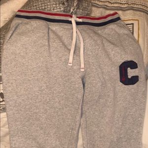 gray champion joggers sweatpants